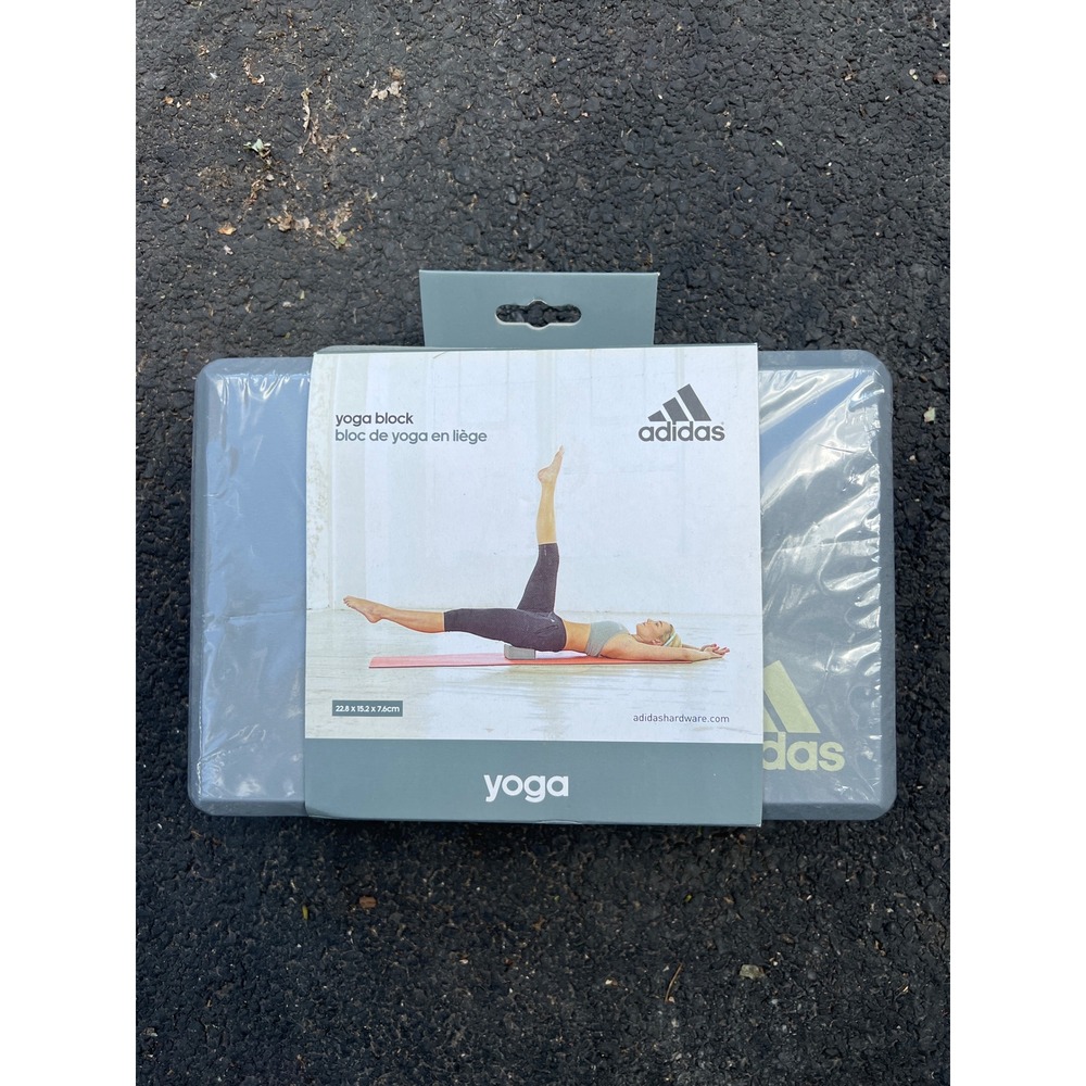 NEW Adidas Gray‎ Yoga Block Exercise Fitness Support
